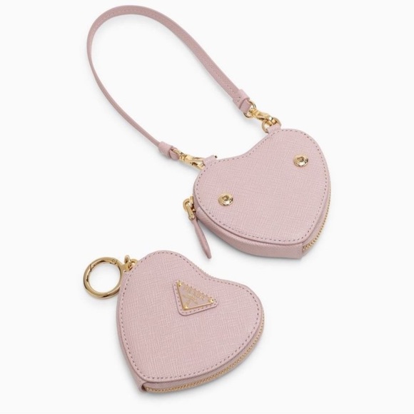 PRADA  Heart Leather mini pouch - Picture 5 of 11
